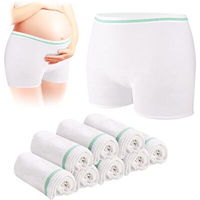 CARER Healthcare Incontinence Pregnancy Carer Healthcare Disposable Maternity & Postpartum Underwear, 8 Pack High-Waisted Stretchy Seamless Pants for Incontinence, Labour & Postnatal Care CARER Healthcare Incontinence Pregnancy Carer Healthcare Disposable Maternity & Postpartum Underwear, 8 Pack High-Waisted Stretchy Seamless Pants for Incontinence, Labour & Postnatal Care