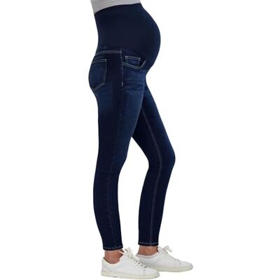 Savi Parker Women’s Maternity Jeans Over The Belly Pregnancy Clothes for All Seasons, Maternity Pants, Dark Wash 29" Inseam, XL Savi Parker Women’s Maternity Jeans Over The Belly Pregnancy Clothes for All Seasons, Maternity Pants, Dark Wash 29" Inseam, XL