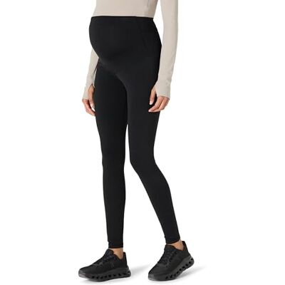 Amazon Essentials Women's Maternity Leggings, Active FormFlex Buttery Soft Over The Belly Full Length Yoga Workout Pregnancy Pants, Black, S Amazon Essentials Women's Maternity Leggings, Active FormFlex Buttery Soft Over The Belly Full Length Yoga Workout Pregnancy Pants, Black, S
