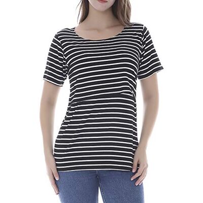 Smallshow Nursing Tops Women’s Maternity Short Sleeve Shirts Maternity Breastfeeding Clothes Smallshow Nursing Tops Women’s Maternity Short Sleeve Shirts Maternity Breastfeeding Clothes