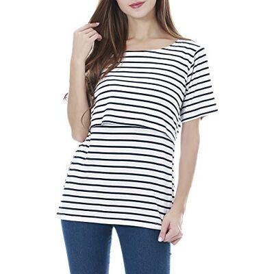 Smallshow Nursing Tops Women’s Maternity Short Sleeve Shirts Maternity Breastfeeding Clothes Smallshow Nursing Tops Women’s Maternity Short Sleeve Shirts Maternity Breastfeeding Clothes