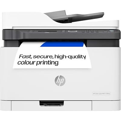 HP LaserJet 179fnw Colour Wireless Multifunction Printer with Fax Self-healing Wi-Fi Print from phone or tablet Small, compact MFP – world's smallest in-class Print speeds up to 19 ppm black HP LaserJet 179fnw Colour Wireless Multifunction Printer with Fax Self-healing Wi-Fi Print from phone or tablet Small, compact MFP – world's smallest in-class Print speeds up to 19 ppm black
