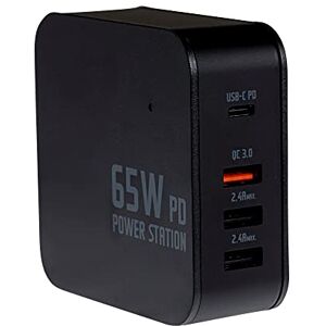 Maplin 65W USB-C 4 Port Laptop Charger GaN PD QC 3.0 Power Station for MacBook Pro/Air, Dell, Lenovo Thinkpad, Chromebook, HP, Acer, Asus, Samsung, Google, Switch & iPhones, iPads, Smartphones & more Maplin 65W USB-C 4 Port Laptop Charger GaN PD QC 3.0 Power Station for MacBook Pro/Air, Dell, Lenovo Thinkpad, Chromebook, HP, Acer, Asus, Samsung, Google, Switch & iPhones, iPads, Smartphones & more