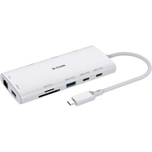 D-Link DUP-A01 10-in-1 USB-C Hub, Dual HDMI 4K@60Hz, USB 3.1 & 3.0 Ports, 100W PD Charging, SD/microSD, Gigabit Ethernet – Universal Docking Station for Windows, macOS, Android D-Link DUP-A01 10-in-1 USB-C Hub, Dual HDMI 4K@60Hz, USB 3.1 & 3.0 Ports, 100W PD Charging, SD/microSD, Gigabit Ethernet – Universal Docking Station for Windows, macOS, Android