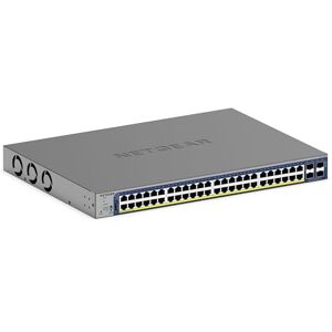 Netgear 52-Port PoE Gigabit/10G Stackable Smart Switch (GS752TXP) Managed, with 48 x PoE+ @ 390W, 2 x 10G Copper and 2 x 10G SFP+, Desktop or Rackmount, and Limited Lifetime Protection Netgear 52-Port PoE Gigabit/10G Stackable Smart Switch (GS752TXP) Managed, with 48 x PoE+ @ 390W, 2 x 10G Copper and 2 x 10G SFP+, Desktop or Rackmount, and Limited Lifetime Protection