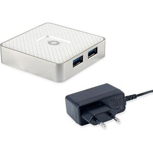 Conceptronic HUBBIES03W 4-Port USB 3.0 Hub with Power Supply Conceptronic HUBBIES03W 4-Port USB 3.0 Hub with Power Supply