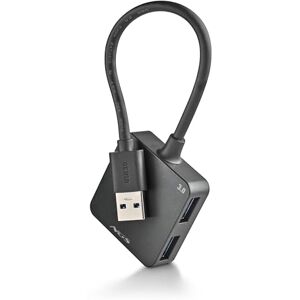 NGS IHUB 3.0 Tiny 4-Port USB Hub, Compact and Portable Expander with Transfer of up to 5Gbps, Compatible with USB 2.0/1.1, Plug & Play, No External Power NGS IHUB 3.0 Tiny 4-Port USB Hub, Compact and Portable Expander with Transfer of up to 5Gbps, Compatible with USB 2.0/1.1, Plug & Play, No External Power