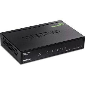 TRENDnet 8-Port Gigabit GREENnet Switch, TEG-S82G, Ethernet Splitter, Ethernet/Network Switch, 8 x 10/100/1000 Mbps Gigabit Ethernet Ports, 16 Gbps Switching Capacity, Metal TRENDnet 8-Port Gigabit GREENnet Switch, TEG-S82G, Ethernet Splitter, Ethernet/Network Switch, 8 x 10/100/1000 Mbps Gigabit Ethernet Ports, 16 Gbps Switching Capacity, Metal