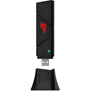 Asus ROG USB-BE92 BE6500 Tri-Band WiFi 7 USB Adapter (6GHz Band, Supports 4096-QAM, Multi-Link Operation, Compatible with Type A and C, WPA3 Network Security) Asus ROG USB-BE92 BE6500 Tri-Band WiFi 7 USB Adapter (6GHz Band, Supports 4096-QAM, Multi-Link Operation, Compatible with Type A and C, WPA3 Network Security)
