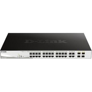 D-Link DGS-1210-28P 28-Port Gigabit Smart Managed Switch with 24 PoE 10/100/1000 Base-T Port and 4 1000Base-T/SFP Port, 193 W Power Budget, Enhanced L2 Switching and Security D-Link DGS-1210-28P 28-Port Gigabit Smart Managed Switch with 24 PoE 10/100/1000 Base-T Port and 4 1000Base-T/SFP Port, 193 W Power Budget, Enhanced L2 Switching and Security