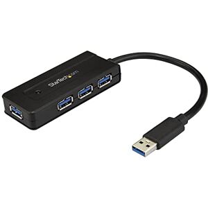 StarTech .com 4 Port USB 3.0 Hub (SuperSpeed 5Gbps) with Fast Charge – Portable USB 3.1 Gen 1 Type-A Laptop/Desktop Hub USB Bus Power or Self Powered for High Performance – Mini/Compact (ST4300MINI) StarTech .com 4 Port USB 3.0 Hub (SuperSpeed 5Gbps) with Fast Charge – Portable USB 3.1 Gen 1 Type-A Laptop/Desktop Hub USB Bus Power or Self Powered for High Performance – Mini/Compact (ST4300MINI)