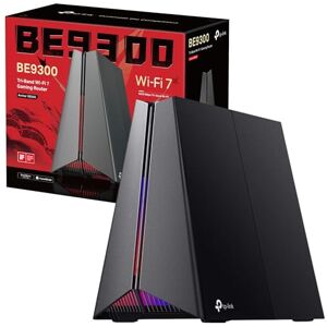 TP-LINK Archer GE550 BE9300 Tri-Band WiFi 7 Gaming Router, 5G Multi-Gigabit Game Ports for Ultimate Speed Experience, WiFi Router up to 9220 Mbps Speed, 4K-QAM, 6 GHz Smart Roaming with Easy-Mesh TP-LINK Archer GE550 BE9300 Tri-Band WiFi 7 Gaming Router, 5G Multi-Gigabit Game Ports for Ultimate Speed Experience, WiFi Router up to 9220 Mbps Speed, 4K-QAM, 6 GHz Smart Roaming with Easy-Mesh