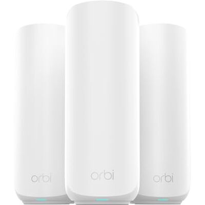 Netgear Orbi 370 Series WiFi 7 Mesh System RBE373 Mesh WiFi Router + 2 Satellites Up To 3.6 Gbps Speed Covers 4,500 sq. ft 70 Devices 2.5GB Internet Port Dual Band BE3600 Netgear Orbi 370 Series WiFi 7 Mesh System RBE373 Mesh WiFi Router + 2 Satellites Up To 3.6 Gbps Speed Covers 4,500 sq. ft 70 Devices 2.5GB Internet Port Dual Band BE3600
