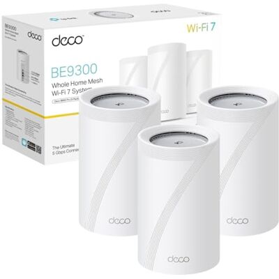 TP-Link - Be65 Pro - White - 3-Pack - Wi-Fi System TP-Link - Be65 Pro - White - 3-Pack - Wi-Fi System