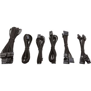 Corsair CP-8920202 SF Series Premium PSU Cable Kit Individually Sleeved Black Power Supply, for Corsair PSUs