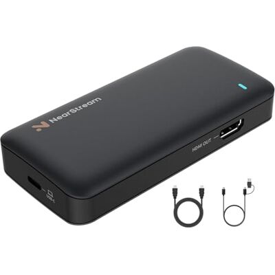 NearStream CCD10 Capture Card for PS5, Xbox Series X/S, Switch 2 1080p60 1080p60 USB-C 3.0 Capture, 4K60, 2K120 or 1080p240 Passthrough, Low Latency, 3.5mm Mic Input, OBS, Windows/Mac/Linux Support NearStream CCD10 Capture Card for PS5, Xbox Series X/S, Switch 2 1080p60 1080p60 USB-C 3.0 Capture, 4K60, 2K120 or 1080p240 Passthrough, Low Latency, 3.5mm Mic Input, OBS, Windows/Mac/Linux Support
