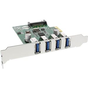 InLine 76661C 4x USB 3.0 PCIe Interface Card with Low Profile Slot Bracket with SATA Power Connector InLine 76661C 4x USB 3.0 PCIe Interface Card with Low Profile Slot Bracket with SATA Power Connector