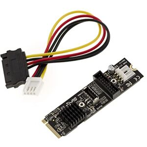 KALEA-INFORMATIQUE M2 PCIe M Key Card 2 USB3 5G ports on 19 pin and type E connector USB 3.0 Chipset Via VLI VL805 KALEA-INFORMATIQUE M2 PCIe M Key Card 2 USB3 5G ports on 19 pin and type E connector USB 3.0 Chipset Via VLI VL805