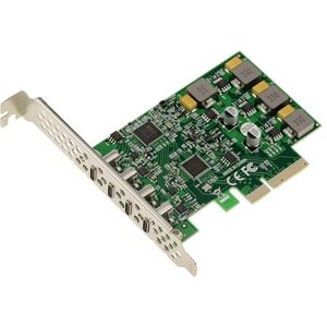 KALEA-INFORMATIQUE PCIe Controller Card 4 Ports USB 3.1 10G Type C Self-Powered High Power Chipset Via VL820 and ASM3142 USB 3.2 gen 2x1 KALEA-INFORMATIQUE PCIe Controller Card 4 Ports USB 3.1 10G Type C Self-Powered High Power Chipset Via VL820 and ASM3142 USB 3.2 gen 2x1