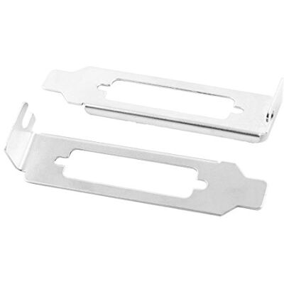 Uxcell sourcingmap® DB25 LPT Parallel Port Low Profile PCI Bracket Plate Half Size 2 PCS for Mini Case Uxcell sourcingmap® DB25 LPT Parallel Port Low Profile PCI Bracket Plate Half Size 2 PCS for Mini Case