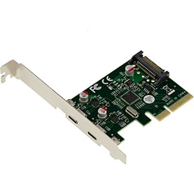 Kalea Informatique PCIe USB 3.1 Controller Card - 10gb - 2 Type C Ports Kalea Informatique PCIe USB 3.1 Controller Card - 10gb - 2 Type C Ports