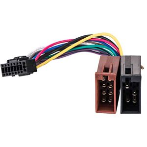 YONGJIANGXIA 16-Pin Wire Harness for Kenwood Car Stereo, Wood Material, Proprietary Cable, Aftermarket Stereo Installation YONGJIANGXIA 16-Pin Wire Harness for Kenwood Car Stereo, Wood Material, Proprietary Cable, Aftermarket Stereo Installation