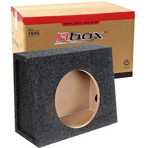 Atrend Bbox Single Sealed 12 Inch Subwoofer Enclosure Car Subwoofer Boxes & Enclosures Made in USA Premium Subwoofer Box Improves Audio Quality, Sound & Bass Nickel Finish Subwoofer Terminals - Atrend Bbox Single Sealed 12 Inch Subwoofer Enclosure Car Subwoofer Boxes & Enclosures Made in USA Premium Subwoofer Box Improves Audio Quality, Sound & Bass Nickel Finish Subwoofer Terminals -