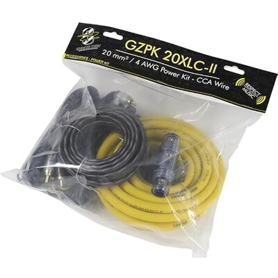 Ground Zero GZPK 20XLC-II 4AWG 20mm² Cable Set for Power and Signal Wiring Ground Zero GZPK 20XLC-II 4AWG 20mm² Cable Set for Power and Signal Wiring