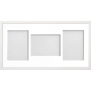 Frame Company Drayton Multi Aperture Photo Frame, White, 20x10 for 7x5 inch (x3 PLP) Frame Company Drayton Multi Aperture Photo Frame, White, 20x10 for 7x5 inch (x3 PLP)