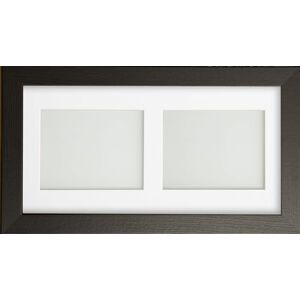 Frame Company Watson Multi Aperture Range Black Photo Picture Frame, 20x10 for 8x6 (x2) *Choice of Sizes* Fitted with Real Glass Frame Company Watson Multi Aperture Range Black Photo Picture Frame, 20x10 for 8x6 (x2) *Choice of Sizes* Fitted with Real Glass