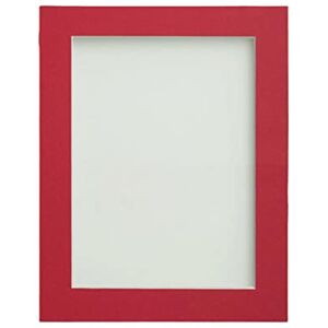 Frame Company Watson Rustic Picture Photo Frame fitted with Perspex, 9x7 inch with Red Mount for image size 7x5 inch Frame Company Watson Rustic Picture Photo Frame fitted with Perspex, 9x7 inch with Red Mount for image size 7x5 inch