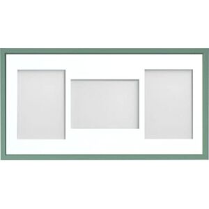 Frame Company Drayton Multi Aperture Photo Frame, Green, 20x10 for 7x5 inch (x3 PLP) Frame Company Drayton Multi Aperture Photo Frame, Green, 20x10 for 7x5 inch (x3 PLP)