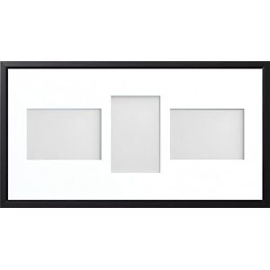 Frame Company Drayton Multi Aperture Photo Frame, Black, 20x10 for 6x4 inch (x3 LPL) Frame Company Drayton Multi Aperture Photo Frame, Black, 20x10 for 6x4 inch (x3 LPL)
