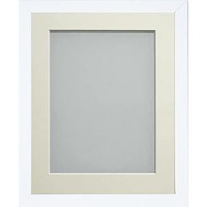 Frame Company Jellybean Range White Wooden 20x16 inch Picture Photo Frame with Ivory Mount for Image A3 * Choice of Colours & Sizes* Fitted with Perspex Frame Company Jellybean Range White Wooden 20x16 inch Picture Photo Frame with Ivory Mount for Image A3 * Choice of Colours & Sizes* Fitted with Perspex