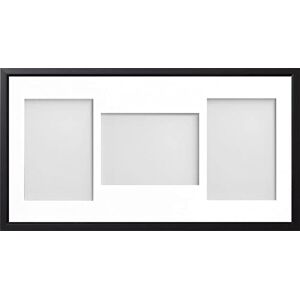 Frame Company Drayton Multi Aperture Photo Frame, Black, 20x10 for 7x5 inch (x3 PLP) Frame Company Drayton Multi Aperture Photo Frame, Black, 20x10 for 7x5 inch (x3 PLP)