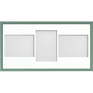 Frame Company Drayton Multi Aperture Photo Frame, Green, 20x10 for 7x5 inch (x3 LPL) Frame Company Drayton Multi Aperture Photo Frame, Green, 20x10 for 7x5 inch (x3 LPL)