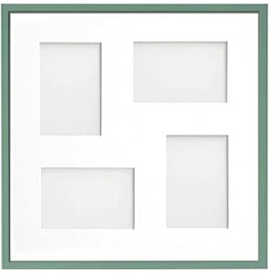 Frame Company Drayton Multi Aperture Photo Frame, Green, 40x40cm for 6x4 inch (x4 mix) Frame Company Drayton Multi Aperture Photo Frame, Green, 40x40cm for 6x4 inch (x4 mix)