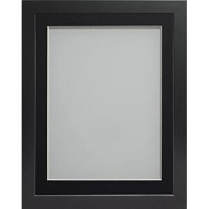 Frame Company Connolly Range Black Wooden Picture Photo Frame with Black Mount, 12x10 for pic size 10x8 *Choice of Sizes* Fitted with Real Glass Frame Company Connolly Range Black Wooden Picture Photo Frame with Black Mount, 12x10 for pic size 10x8 *Choice of Sizes* Fitted with Real Glass