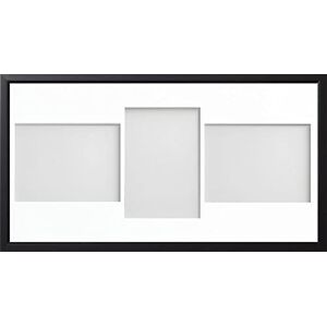 Frame Company Drayton Multi Aperture Photo Frame, Black, 20x10 for 7x5 inch (x3 LPL) Frame Company Drayton Multi Aperture Photo Frame, Black, 20x10 for 7x5 inch (x3 LPL)