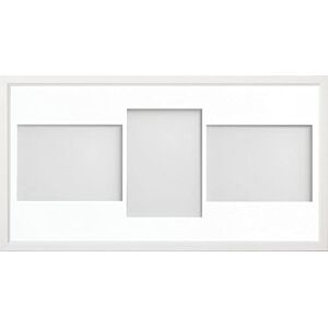 Frame Company Drayton Multi Aperture Photo Frame, White, 20x10 for 7x5 inch (x3 LPL) Frame Company Drayton Multi Aperture Photo Frame, White, 20x10 for 7x5 inch (x3 LPL)