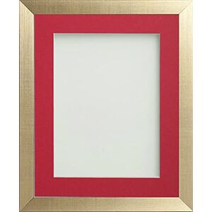 Frame Company Simpson Range Gold 20x16 inch Frame With Red Mount for A3 *Choice of Sizes* Fitted with Real Glass Frame Company Simpson Range Gold 20x16 inch Frame With Red Mount for A3 *Choice of Sizes* Fitted with Real Glass