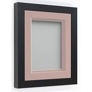Frame Company Rickman Box 3D Photo Frame, Wood, Black with Pink Mount, 20x10 for Image Size 18x8 inch Frame Company Rickman Box 3D Photo Frame, Wood, Black with Pink Mount, 20x10 for Image Size 18x8 inch