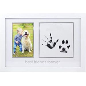 Pearhead BFF Paw Print and Baby Prints Frame Pearhead BFF Paw Print and Baby Prints Frame