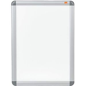 Nobo A3 Poster Frame Sign Holder With Snap Frame, Wall Mounted, Aluminium Trim, Anti-Glare Protective Cover, Premium Plus, Silver, 1902213 Nobo A3 Poster Frame Sign Holder With Snap Frame, Wall Mounted, Aluminium Trim, Anti-Glare Protective Cover, Premium Plus, Silver, 1902213