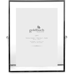 Goldbuch Loft Stand, Portrait 1 Photo in 15 x 20 cm Format, Metal Picture Approx. 19.7 x 24.7 x 1 cm, Silver Frame, 19,7 x 24,7 x 1 cm Goldbuch Loft Stand, Portrait 1 Photo in 15 x 20 cm Format, Metal Picture Approx. 19.7 x 24.7 x 1 cm, Silver Frame, 19,7 x 24,7 x 1 cm