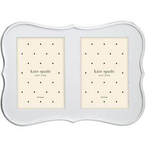 Kate Spade New York Crown Point Double 5" X 7" Frame, 2.60 LB, Silver Kate Spade New York Crown Point Double 5" X 7" Frame, 2.60 LB, Silver