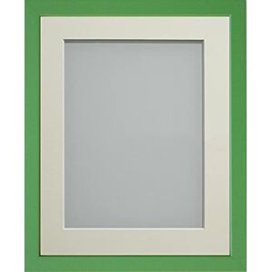 Frame Company Jellybean Range Green Wooden 20x16 inch Picture Photo Frame with Ivory Mount for Image A3 * Choice of Colours & Sizes* Fitted with Perspex Frame Company Jellybean Range Green Wooden 20x16 inch Picture Photo Frame with Ivory Mount for Image A3 * Choice of Colours & Sizes* Fitted with Perspex