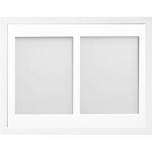 Frame Company Frame Allington Range 16 x 12 Inches White Picture Photo Frame with White 2-Aperture Mount for Image Size 9 x 7 Inches (Portrait) Frame Company Frame Allington Range 16 x 12 Inches White Picture Photo Frame with White 2-Aperture Mount for Image Size 9 x 7 Inches (Portrait)