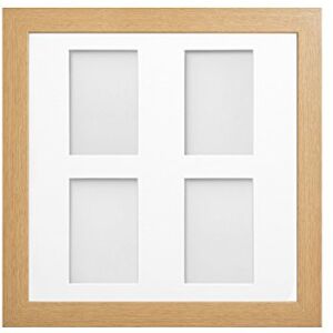 Frame Company Watson Beech Multi-Aperture Photo Frame with Mount, 40x40cm for 6x4 (x4 portrait) * Choice of Frame Colour and Mount Design* NEW Frame Company Watson Beech Multi-Aperture Photo Frame with Mount, 40x40cm for 6x4 (x4 portrait) * Choice of Frame Colour and Mount Design* NEW