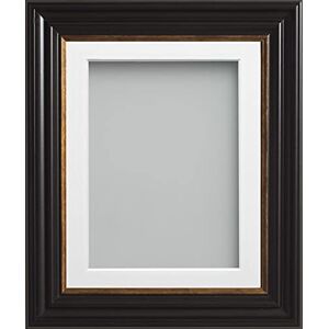 Frame Company Emson Black Picture Photo Frame with White Mount 9x7 for pic size 7x5 *Choice of Sizes* Fitted with Real Glass Frame Company Emson Black Picture Photo Frame with White Mount 9x7 for pic size 7x5 *Choice of Sizes* Fitted with Real Glass